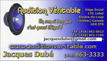 carte affaire auditionveritable