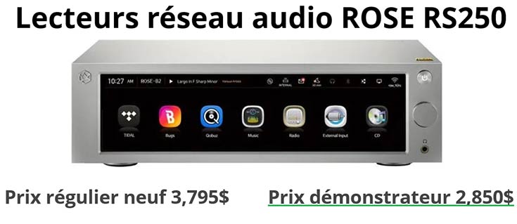 Lecteur réseau Rose RS250